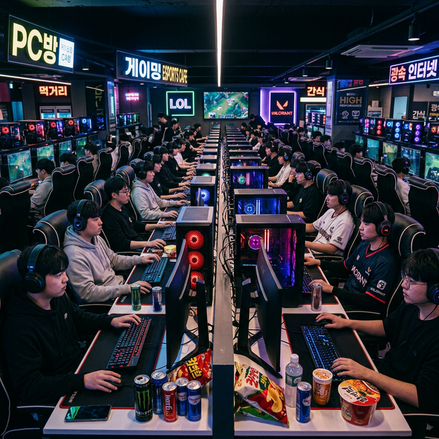 PC bang en Corea